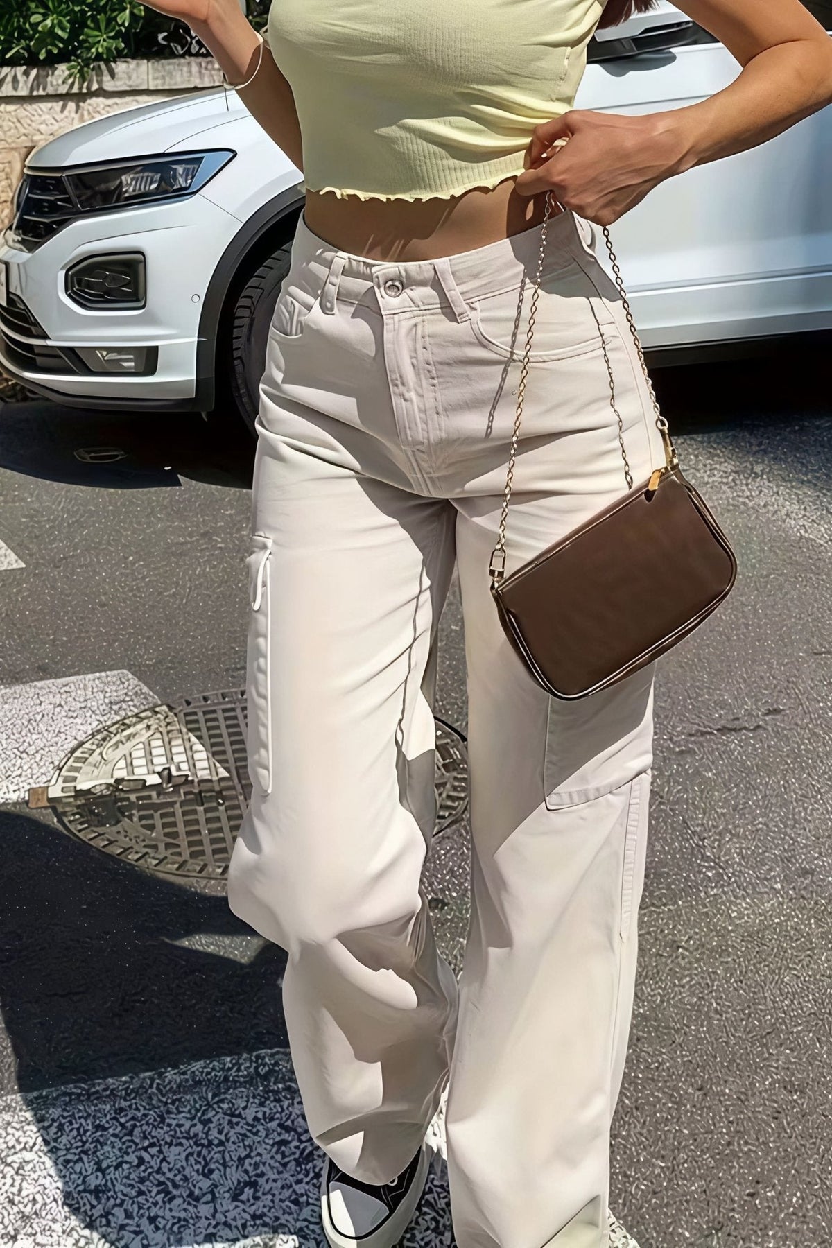Bianca Pocket Cargo Straight Pants