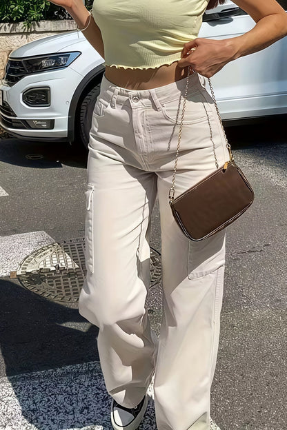 Bianca Pocket Cargo Straight Pants