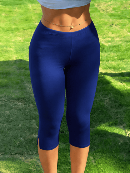 Halia Split Hem Capri Leggings