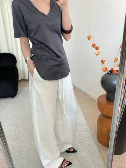 Kendall Wide Leg Linen Pants