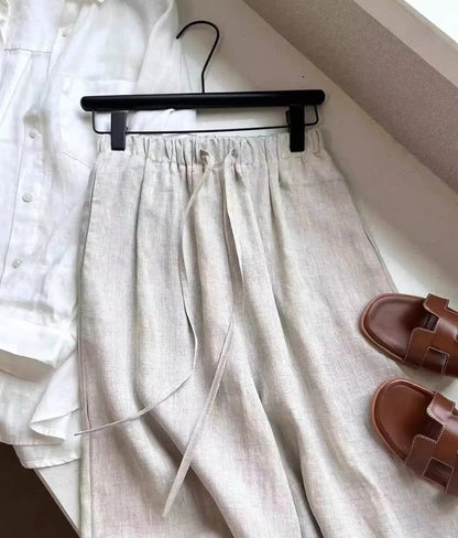 Kendall Wide Leg Linen Pants