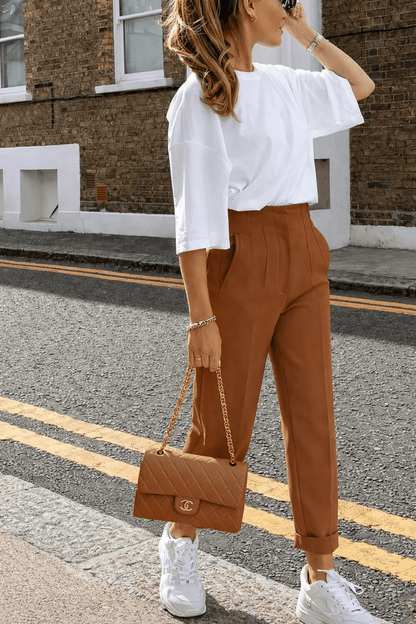 Sofia High Waist Pencil Pants