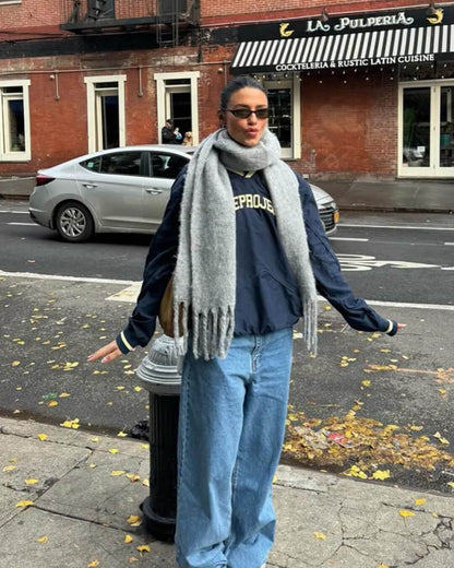 Tanya Tasseled Winter Scarf