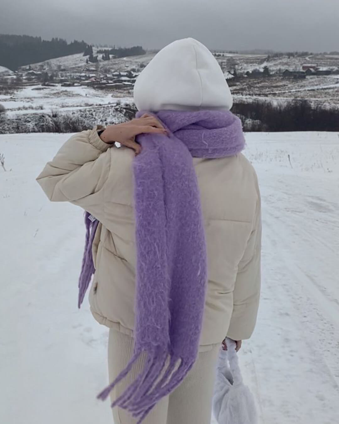 Tanya Tasseled Winter Scarf