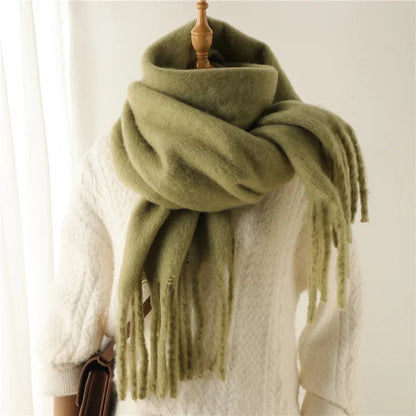 Tanya Tasseled Winter Scarf