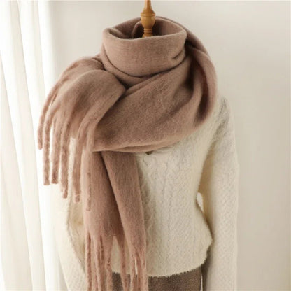 Tanya Tasseled Winter Scarf