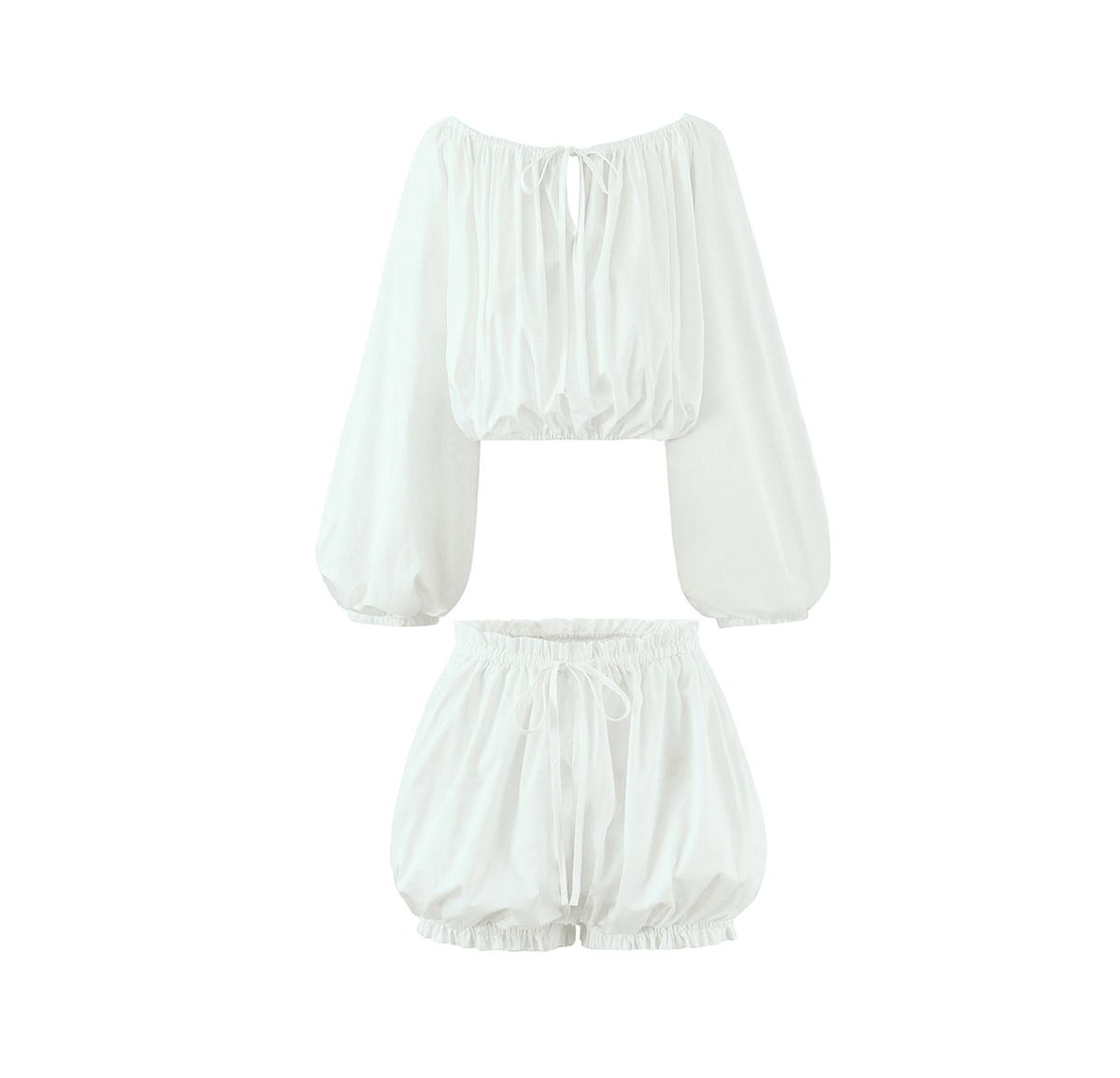 Zoe Off-the-shoulder & Shorts Set