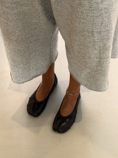 Bianca Split-Toe Leather Mules