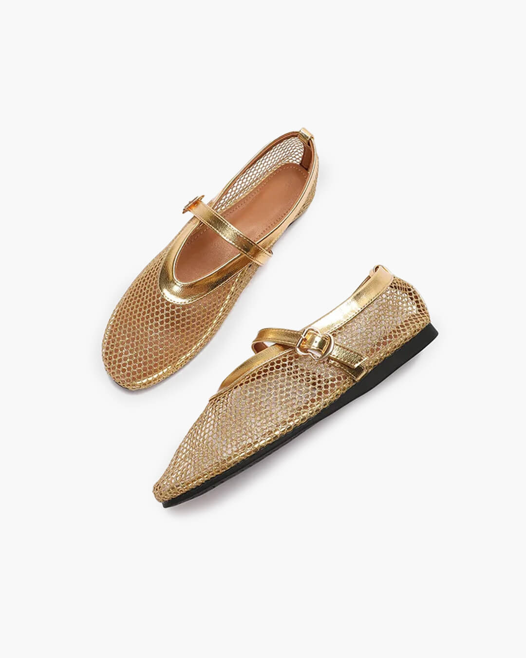 Elena Mesh Ballet Flats