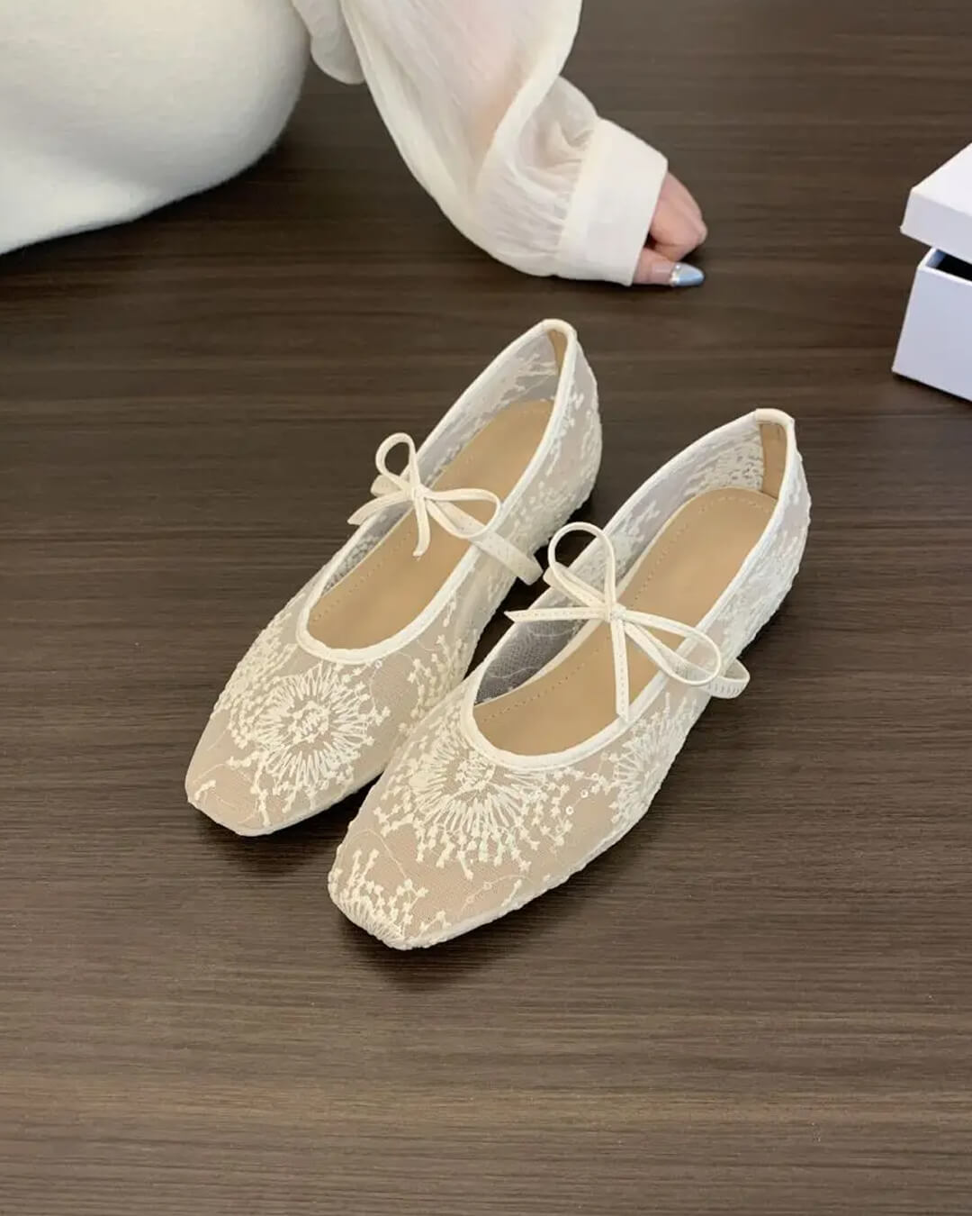 Joan Mesh Ballet Flats