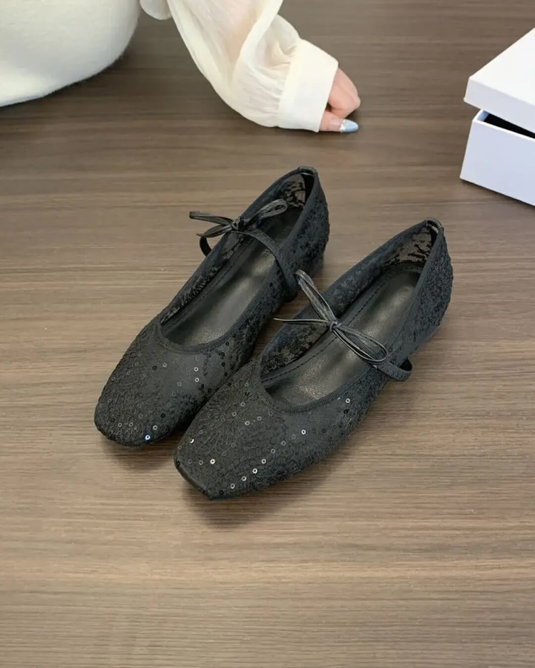 Joan Mesh Ballet Flats