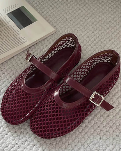 Margaux Mesh Ballet Flats