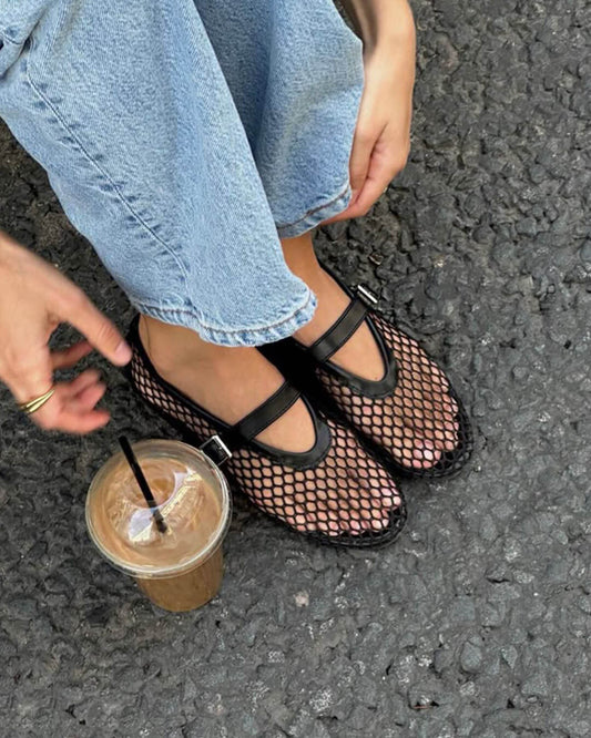 Margaux Mesh Ballet Flats