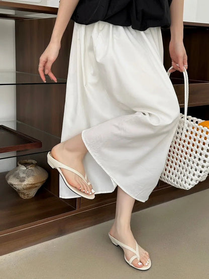 Sophia Clip Toe Flat Slipper