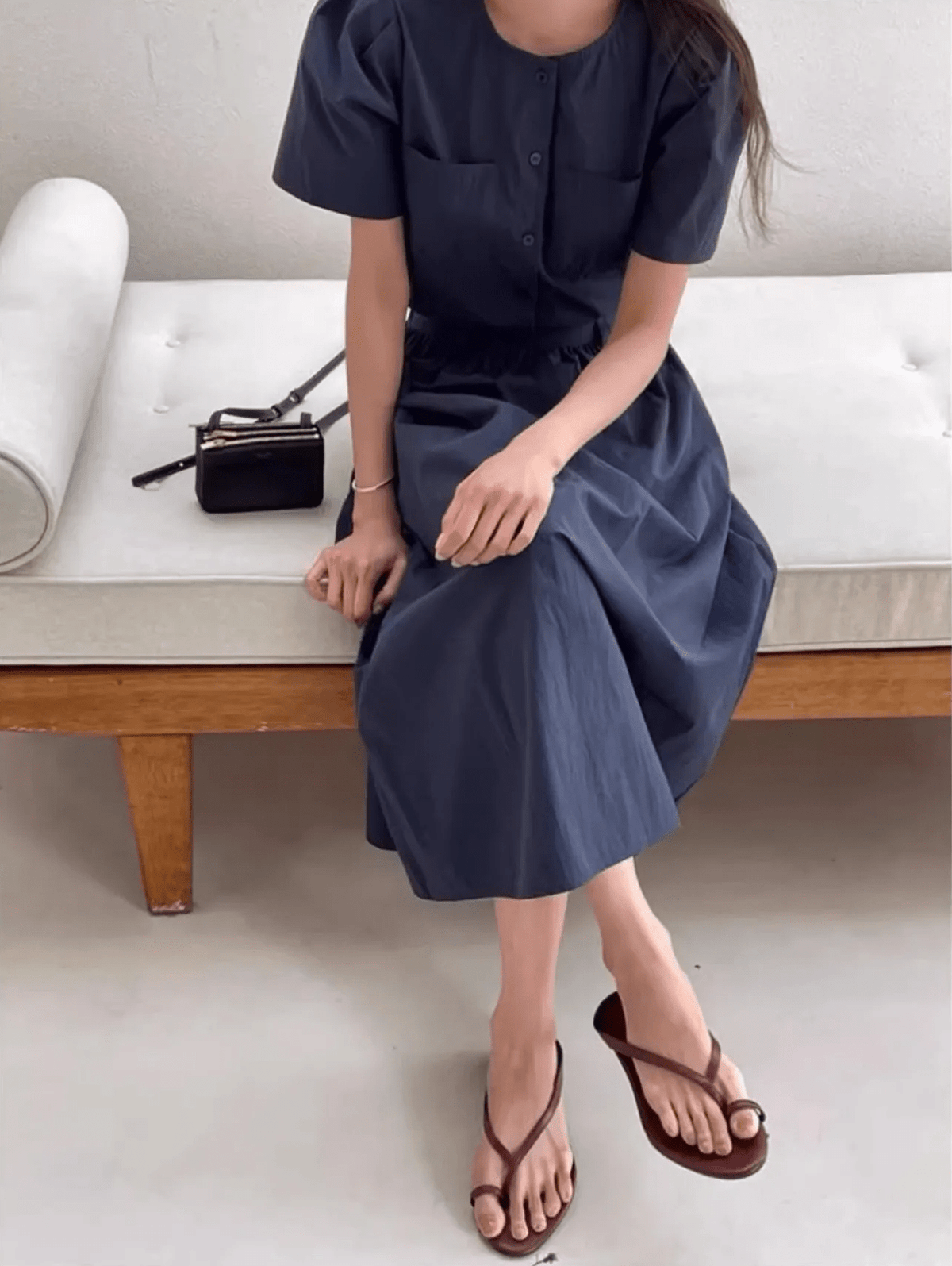 Sophia Clip Toe Flat Slipper