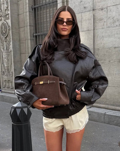 Davina High Waisted Satin Mini Shorts