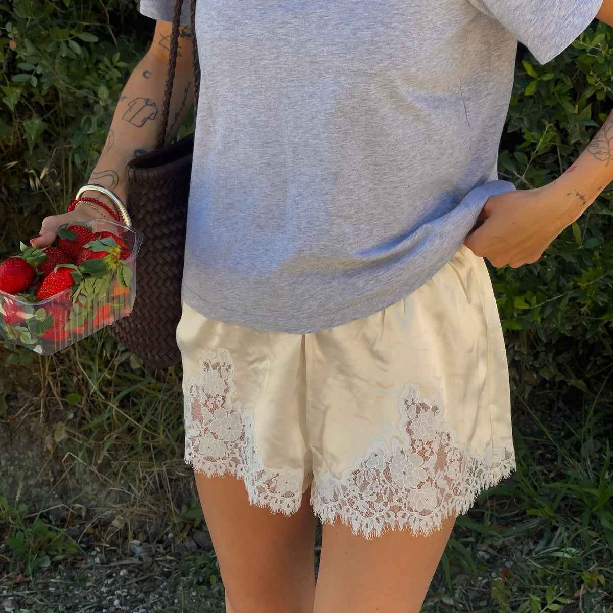 Rosa Satin Shorts