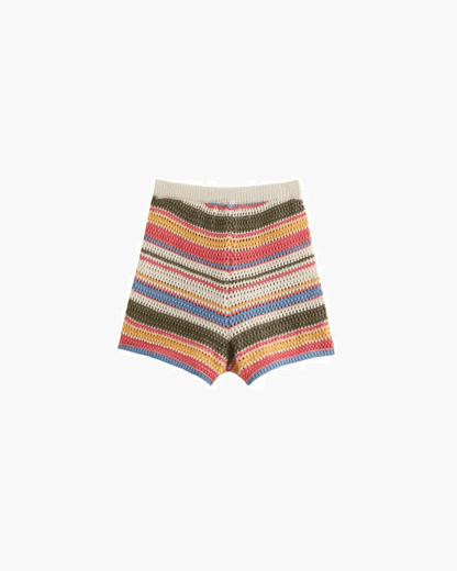 Margot Striped Knit Crop Set