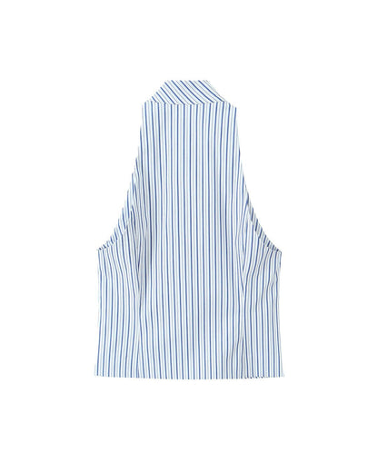 Briana Striped Mini Skirt Set