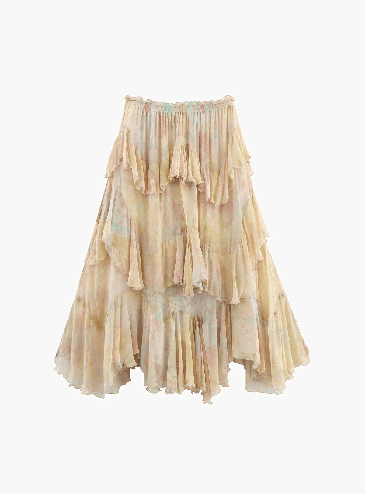 Serena Tiered Boho Maxi Skirt