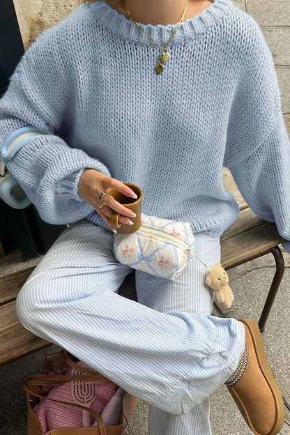 Amanda Crew Neck Layering Sweater