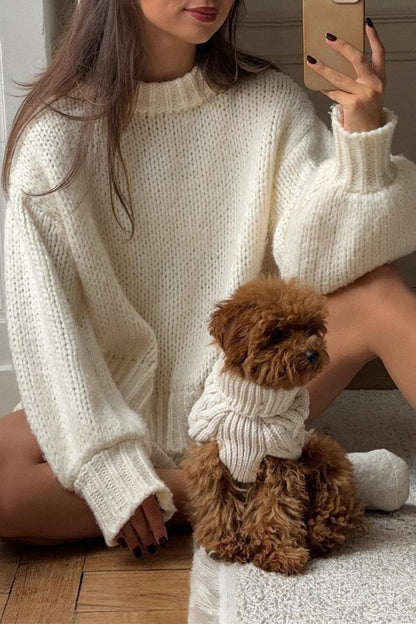 Amanda Crew Neck Layering Sweater
