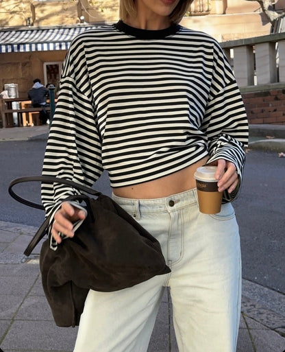 Vivien Striped Oversized Knit Sweater