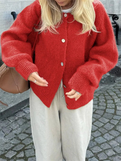 Freya Fuzzy Knit Cardigan