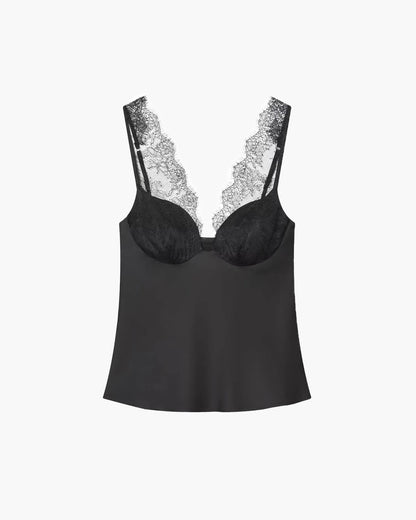 Amaris Lace V-Neck Sleeveless Top
