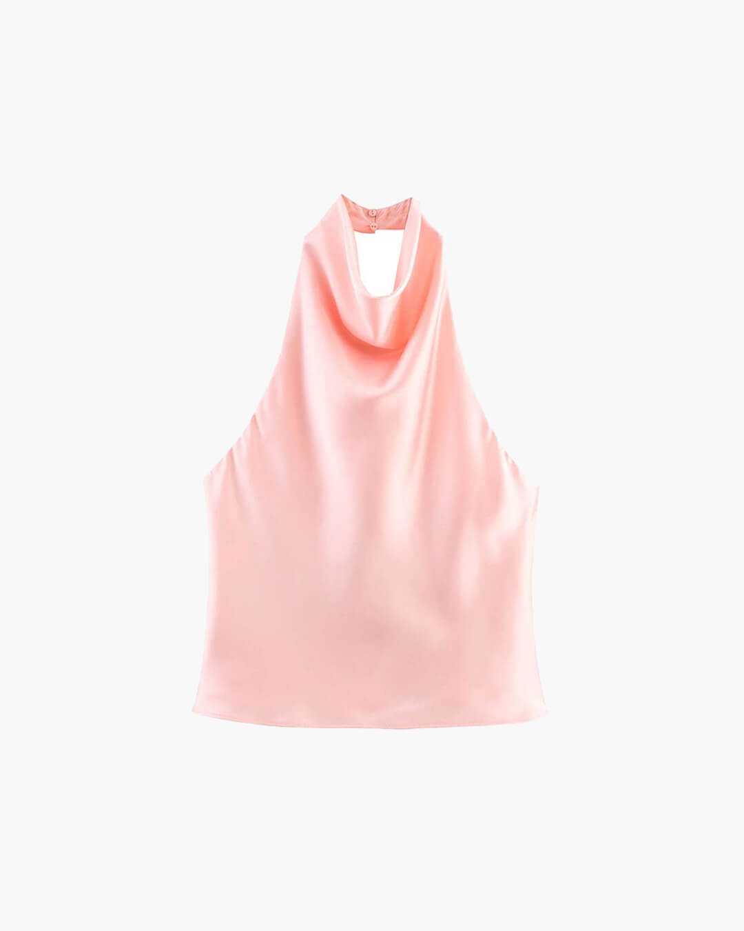 Anastasia Halter Backless Satin Top