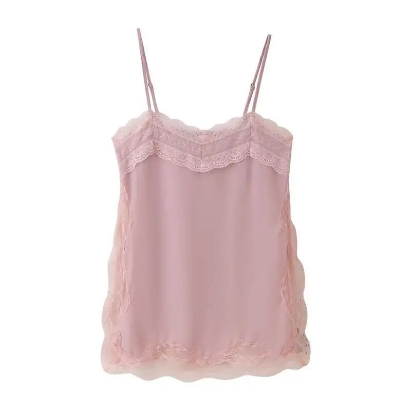Sia Lace Trim Cami Top