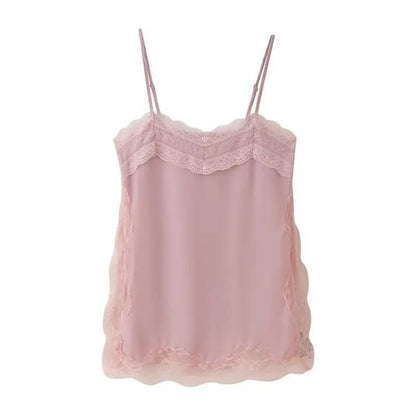 Sia Lace Trim Cami Top