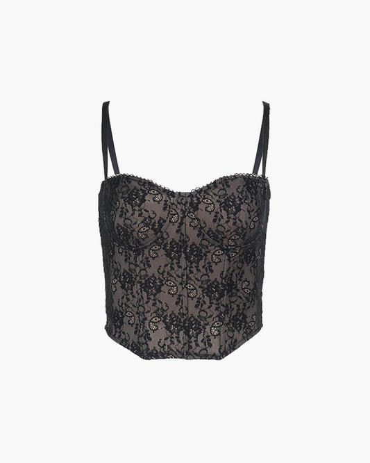 Iza Lace Corset Camisole Top