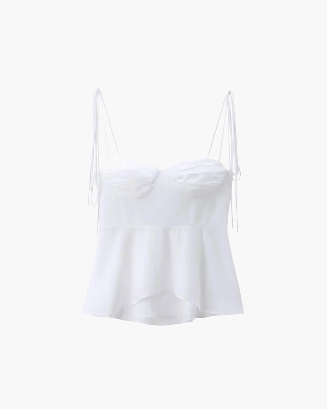 Jada Peplum Corset Cami Top