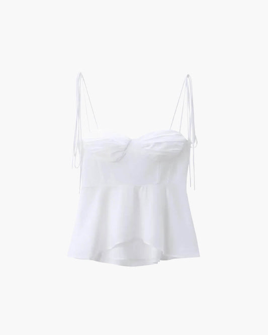 Jada Peplum Corset Cami Top