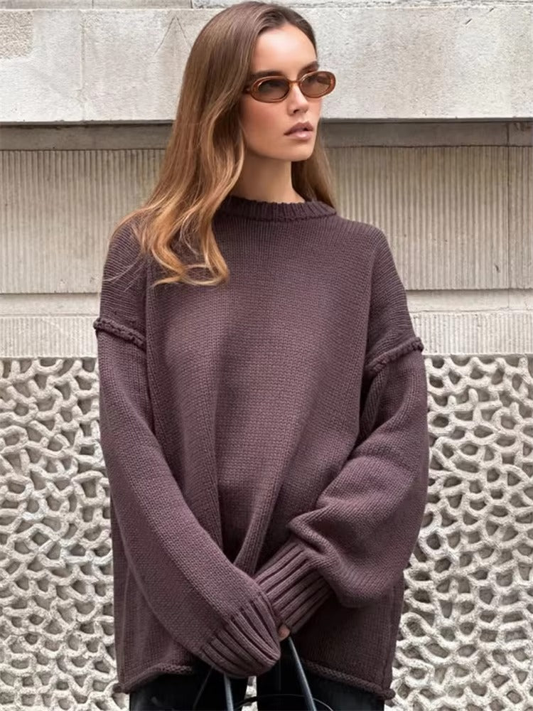 Joyce Loose Knitted Pullover