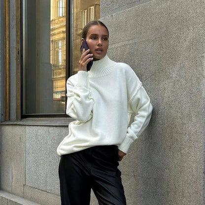 Katie Turtleneck Knit Sweater