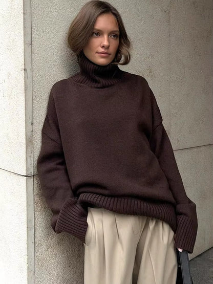 Phoebe Oversized Turtleneck Sweater