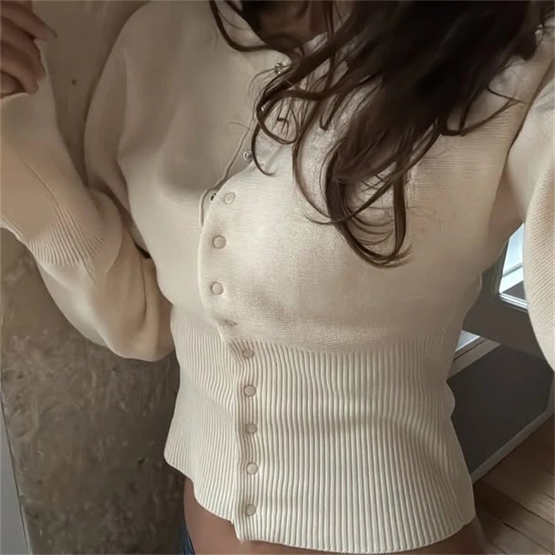 Shelly Snap Button Knit Cardigan