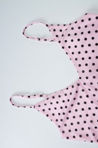 Tatum Polka Dot V-Neck Cami Top