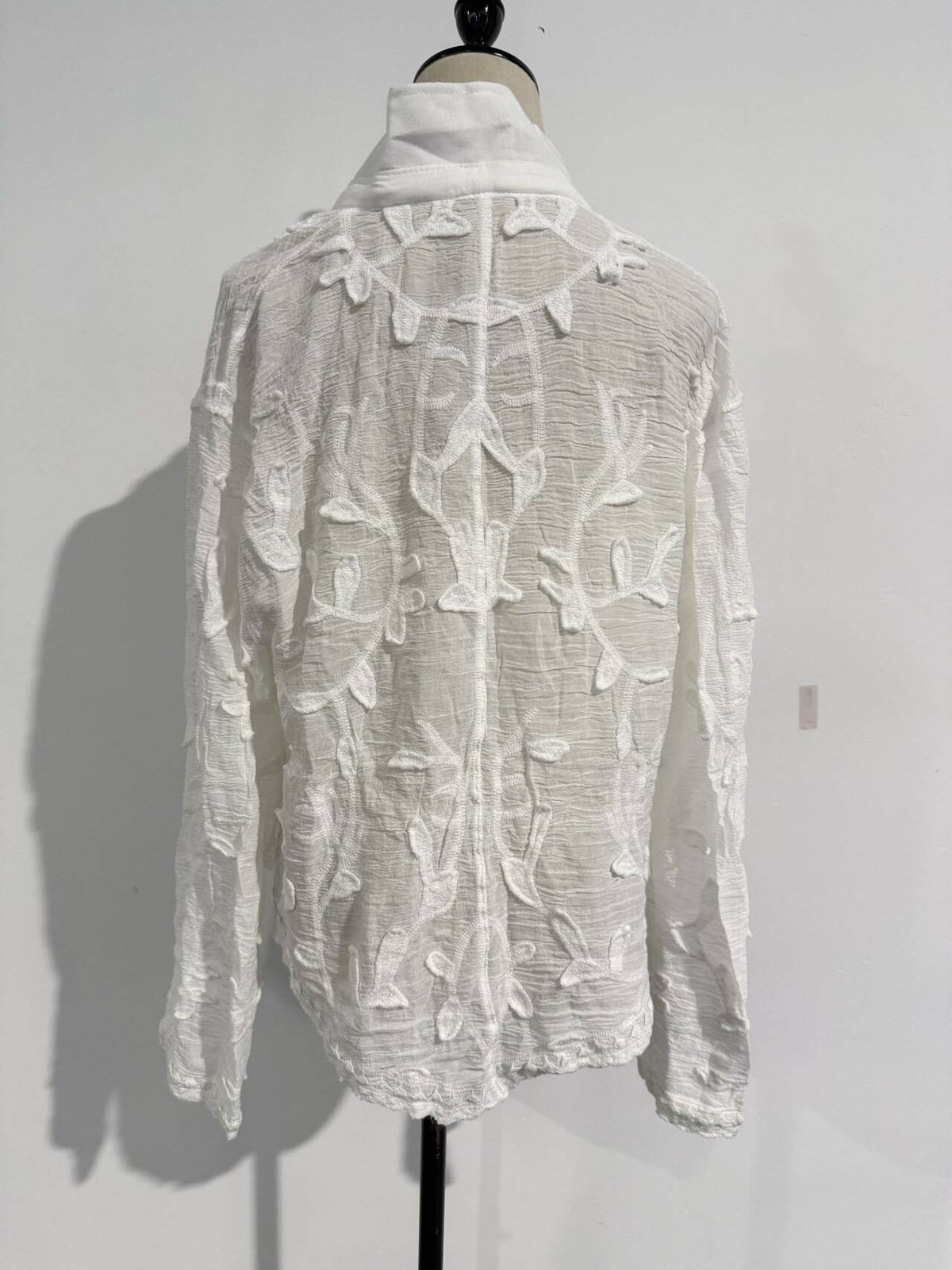 Tina Long Sleeve Embroidered Blouse