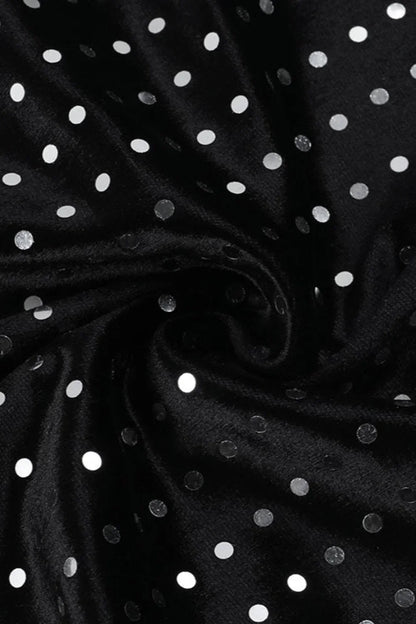 Rhinestone Embellished Velvet Strapless Bow Bust Bodycon Mini Dress