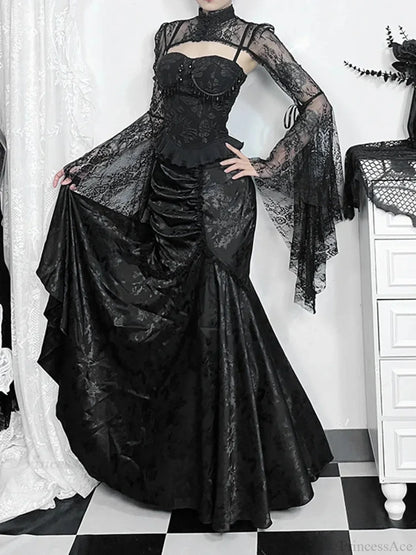 Splicing Uneven Skirt