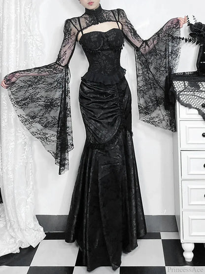 Splicing Uneven Skirt