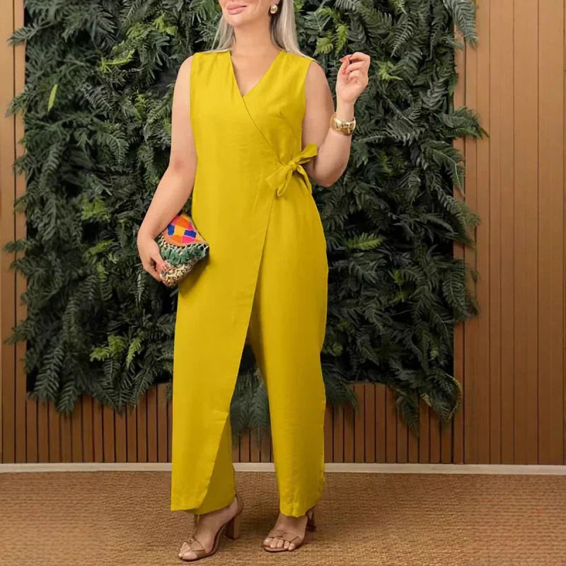 Lyra | V-Neck Jumpsuit