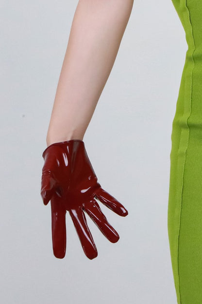 Alison PU Leather Gloves