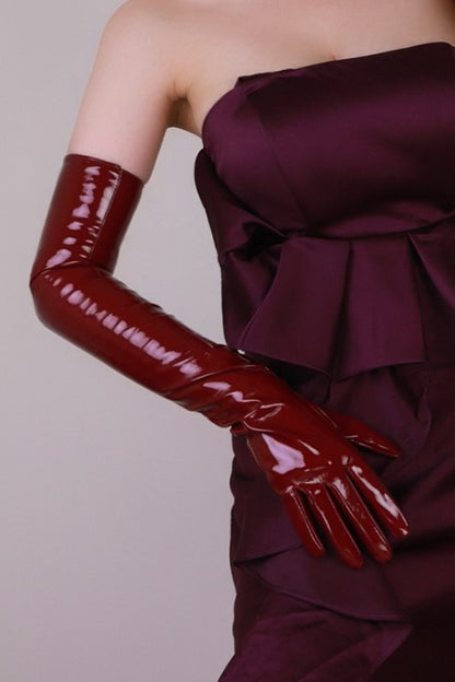Alison PU Leather Gloves