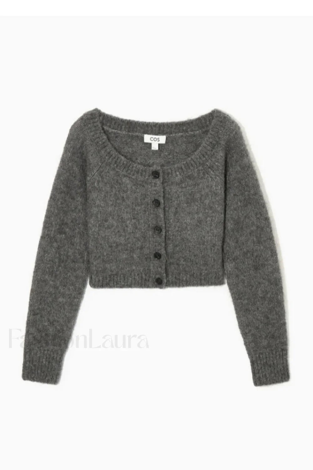 Standard Fit Wide Neck Cardigan