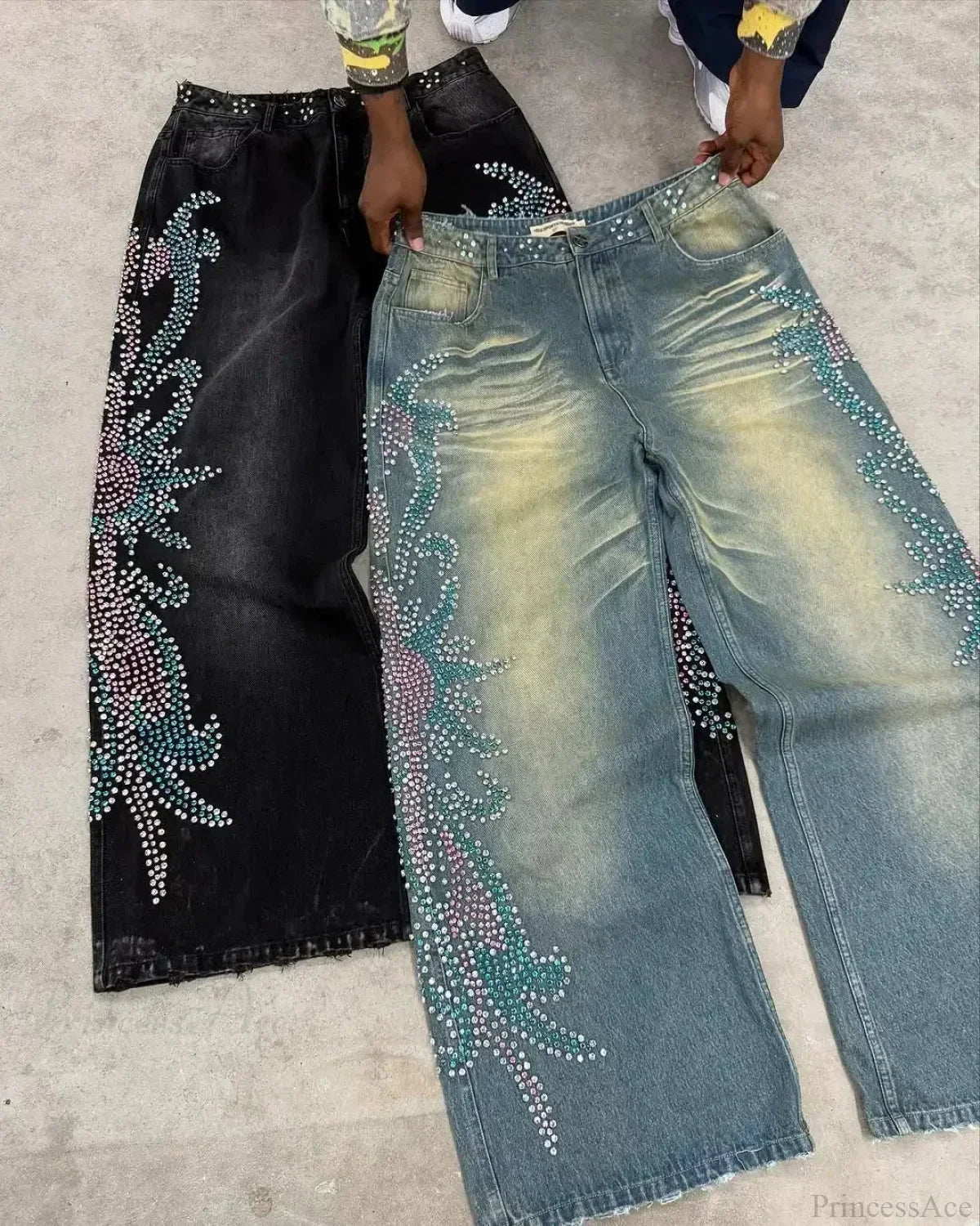 Stonework Medieval Stitched Loose Pant