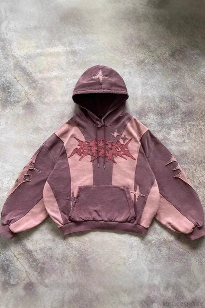 Street Y2K Collage  Loose Hoodie